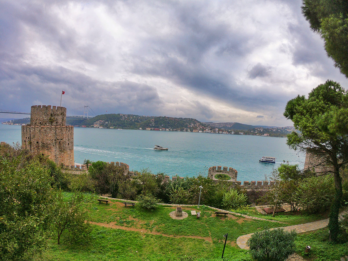 A vista do Anatolian Castle é fantástica!