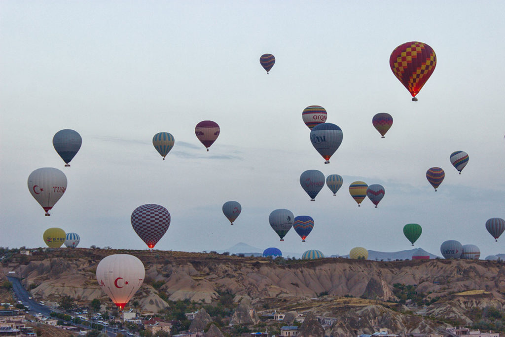 Voo de balão com a Turkiye Balloons