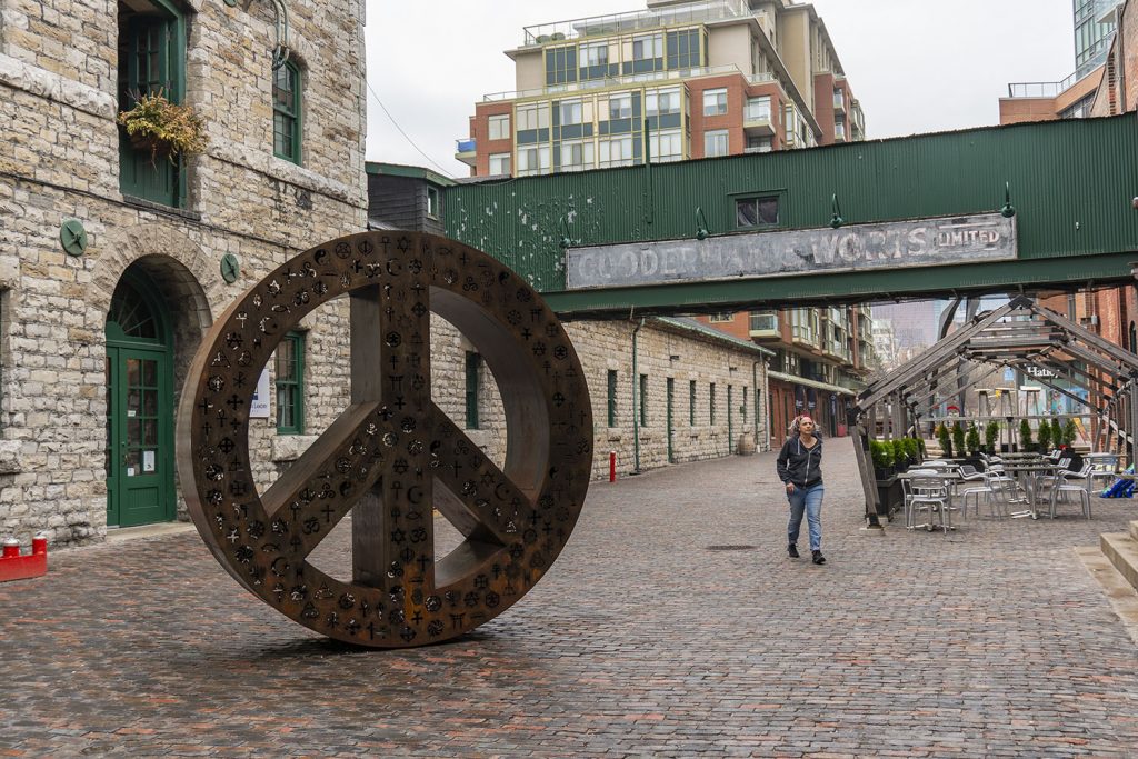 Distillery District, em Toronto (Foto: Andy Spinelli)