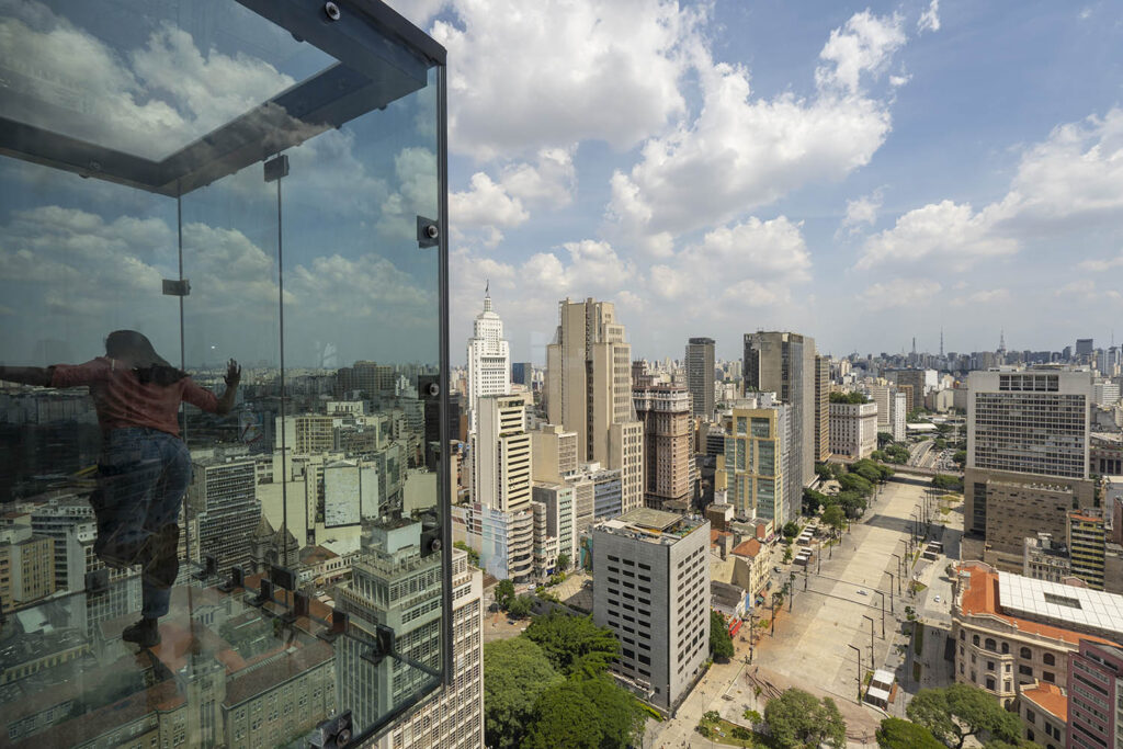 Um dos mirantes do Sampa Sky, em São Paulo (Foto: Andy Spinelli)