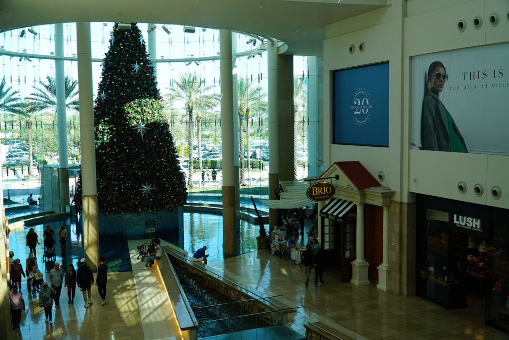 Natal no Mall at Millenia