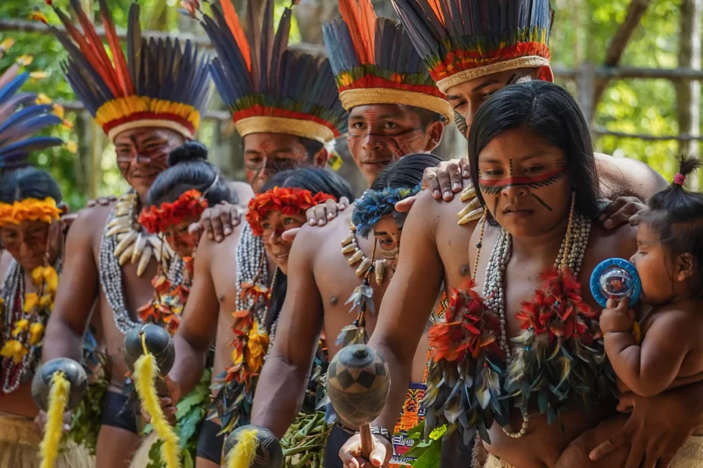 Tribo indígena da Amazônia