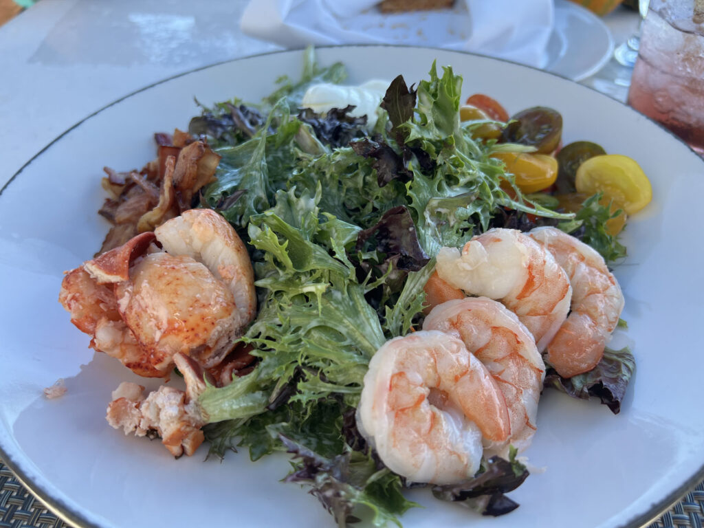 seagate beach club - 3em3 - florida - delray beach - seafood salad - salada de frutos do mar