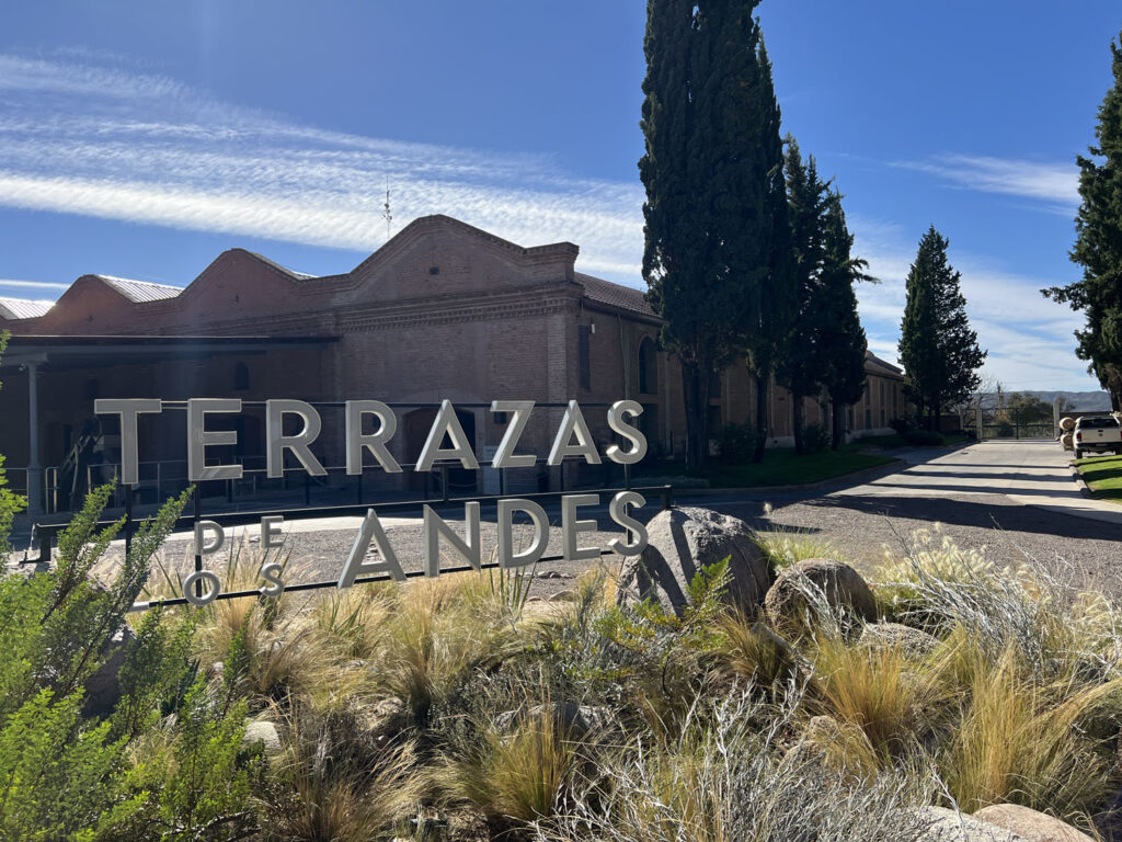 Terrazas de los Andes Mendoza Argentina vinicola almoço