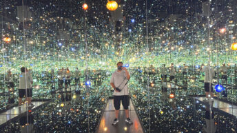 los angeles the broad downtown mirrors yayoi kusama