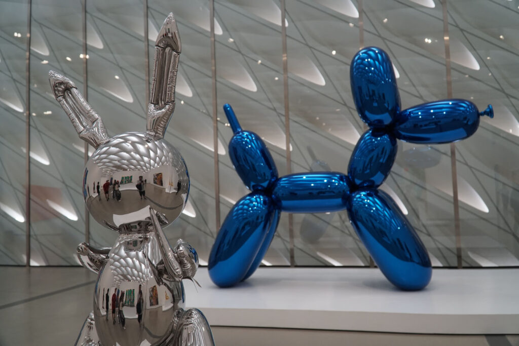 the broad museum downtown los angeles jeff koons dog balloon balao