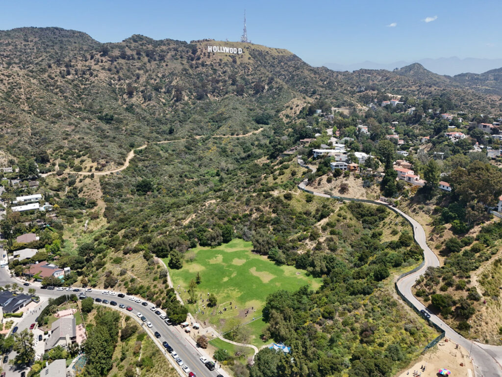 los angeles - hollywood - letreiro - lake hollywood park