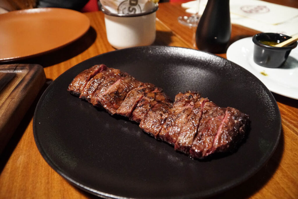 osso restaurante - onde comer em lima - peru - lima - entranas wagyu