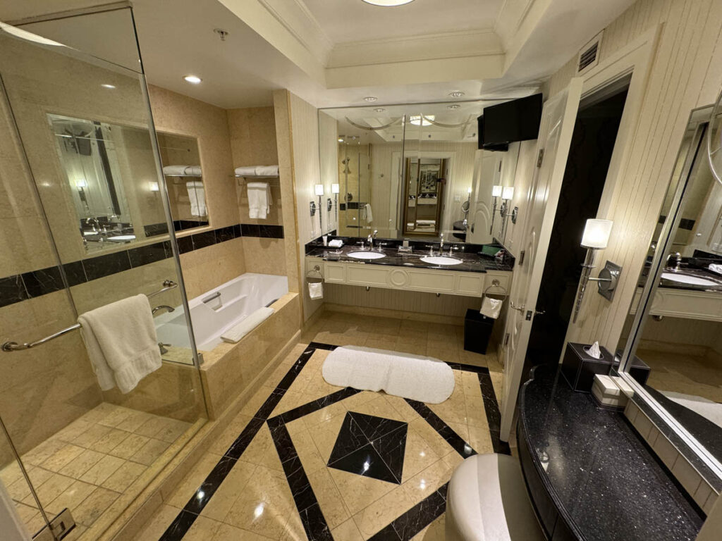 las vegas - palazzo - venetian - quarto room restroom bathroom banheiro