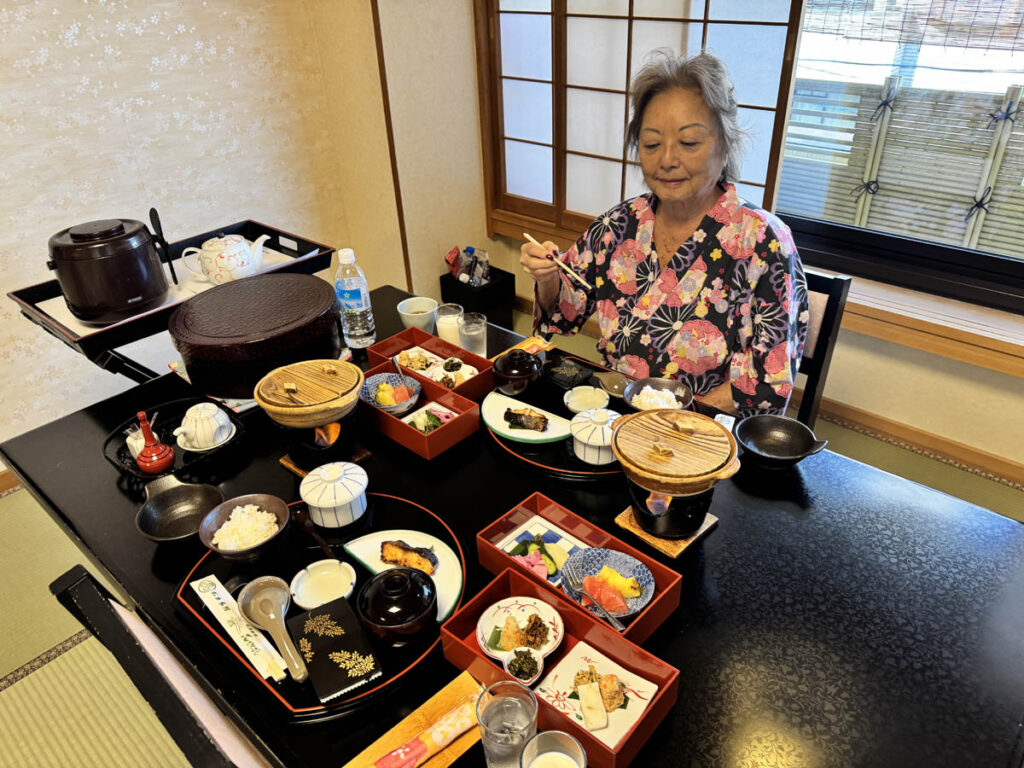 matsui honkan ryokan kyoto quioto 3em3 japao japan cafe da manha breakfast