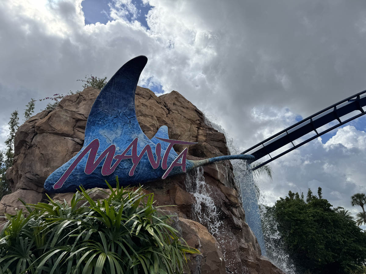 sea world seaworld orlando florida 3em3 manta montanha russa rollercoaster