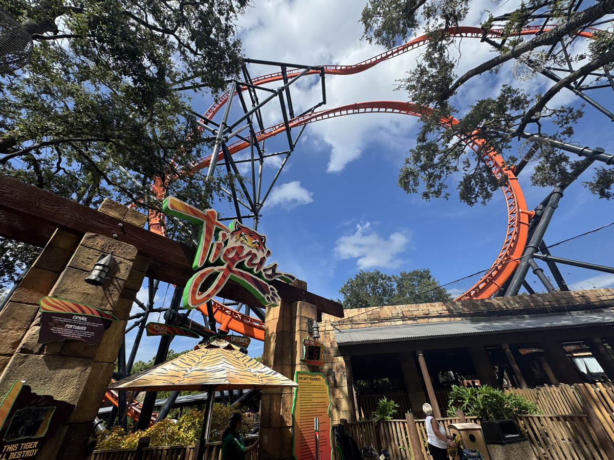 busch gardens tigris rollercoaster montanha russa florida tampa bay 3em3