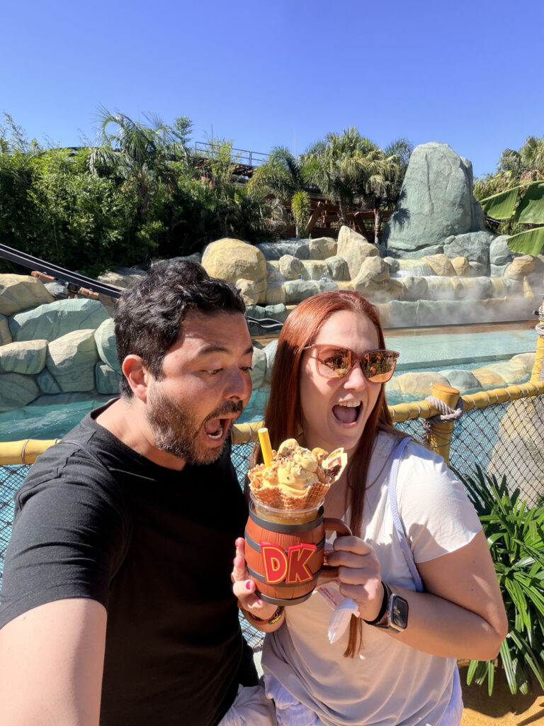 Epic Universe Universal Orlando Florida 3em3 Super Nintendo world donkey kong ice cream