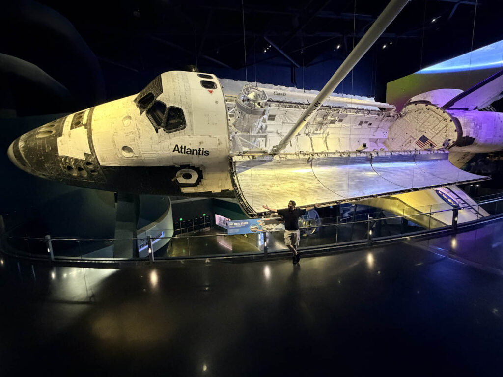 Kennedy Space Center NASA parque cabo canaveral orlando atlantis space shuttle onibus espacial