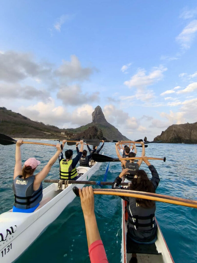 fernando de noronha pernambuco PE 3em3 atalaia canoa havaiana