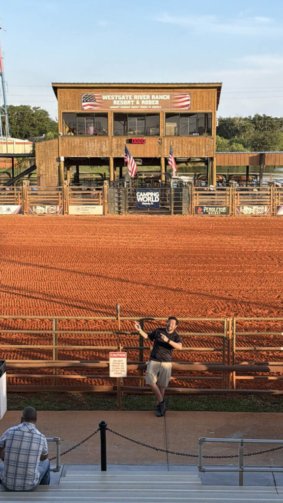 motorhome trips florida 3em3 cruise America Westgate river ranch rodeo rodeio