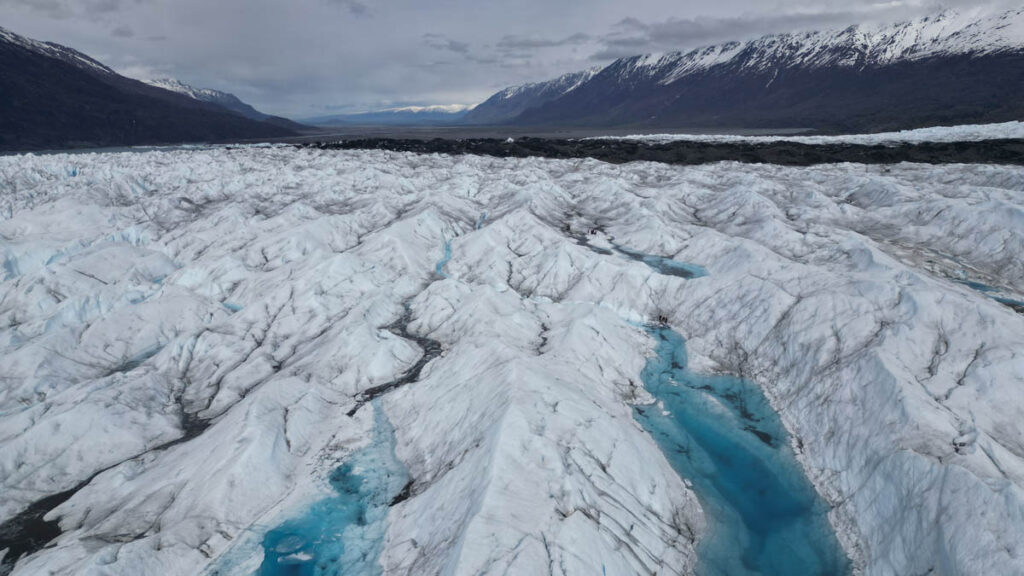alaska alasca anchorage palmer outbound heli glacier paddleboarding helicoptero geleira